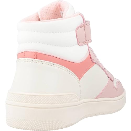 Geox J Washiba Girl A, Zapatillas Mujer, Lt Marfil Lt Rose, 37 EU