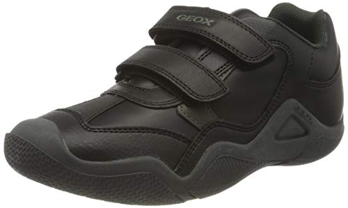 Geox Jr Wader A, Zapatillas Niños, Black Military, 33 EU