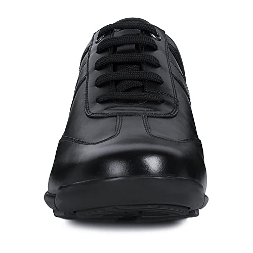 Geox U Edgware A, Sneakers Hombre, Negro, 44 EU