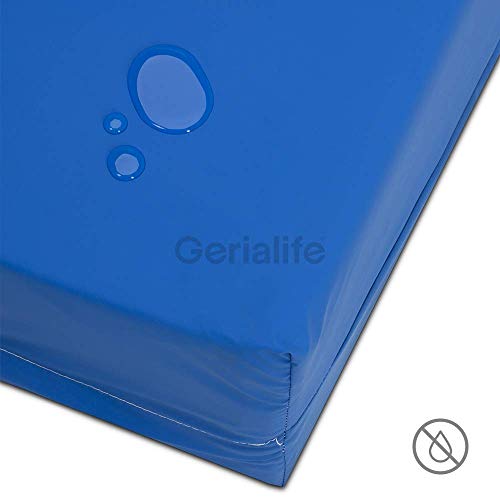 Gerialife® Colchón Geriátrico Hospitalario Articulado | 15 cm de Espuma HR | Funda Sanitaria Impermeable (105x190)