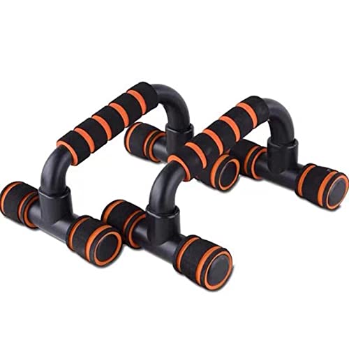 GERUI Aparatos de fitness push-up, dispositivos de entrenamiento de músculos del pecho domésticos, soporte push-up, herramientas de entrenamiento de fuerza (naranja)