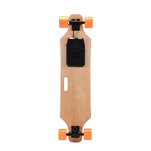 GEST Kits de monopatín eléctrico de control remoto, RC 4.4AH Longboard de cuatro ruedas, velocidad máxima de 25 km/h, motor de cubo de una sola unidad, adecuado para modificación de monopatín de nivel