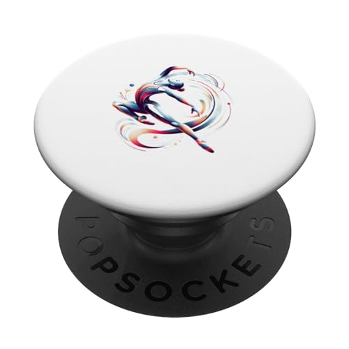 Gimnasia Grace - Elegancia en movimiento PopSockets PopGrip Intercambiable