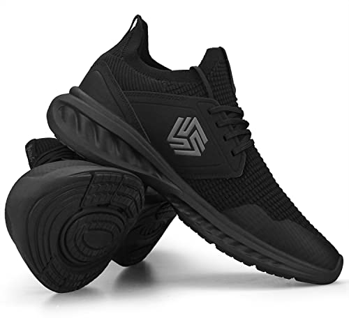 Giniros Zapatillas Running Hombre Zapatos Deporte Correr Jogging Caminar Bambas Deportivas Casual Gimnasio Fitness Atlético Trekking Tenis Asfalto Ligeros Transpirables Plataform Sneakers