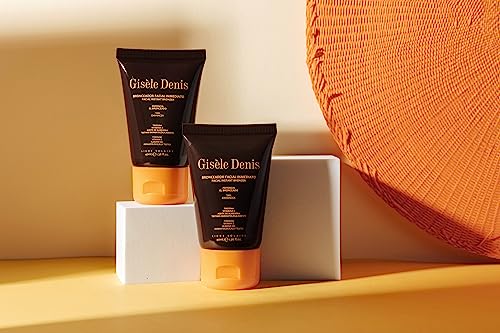 GISÈLE DENIS - Bronceador Facial Inmediato 40 ml, Bronceador en Crema, Acelerador del Bronceado, para Cara, Bronceador Solar con Extracto de Zanahoria, Intensificador y Potenciador