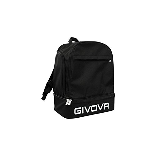 Givova Sport, Mochila Unisex Adulto, Negro, Talla Única