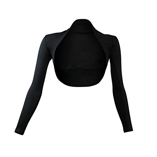 Glamexx24 Elegante Chaqueta de Bolero de Manga Larga encogiéndose de Hombros Cardigan