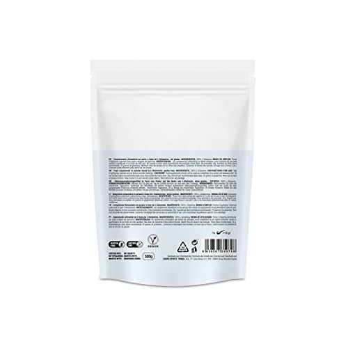 Glutamine, Aminoácido Pos y Pre-Entreno, 100% L-Glutamina Pura en Polvo, Suplemento Deportivo Vegano para la Recuperación Muscular, Sabor Neutral - 300 gr