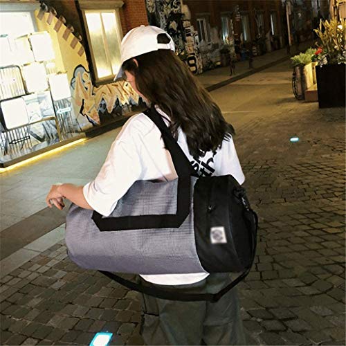 GLUXIT Duffel Plegable Bolsa de Viaje, Bolsa de Equipaje de Mano, Equipaje de Viaje Ligero Bolsa de Deportes, Gimnasio, Alquiler