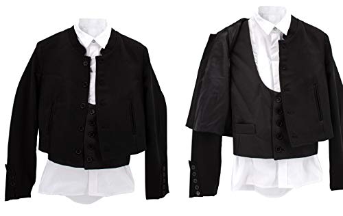 Gojoy shop- Traje Corto Flamenco Disfraz Cordobés para Hombre para Ferias, Romerías y Cruces de Mayo, Contiene Sombrero, Chaqueta, Chaleco, Camisa, Pantalón y Faja. 6 Tallas Diferentes. (L)