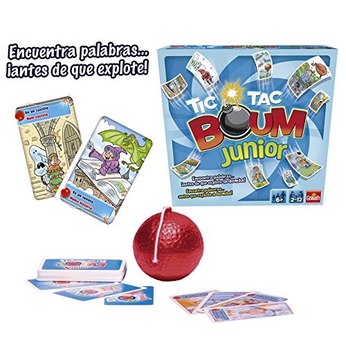 Goliath - Tic Tac Boum Junior, Juego de Cartas , Encuentra la Palabra (70508) , color/modelo surtido, de 6 a 12 años.