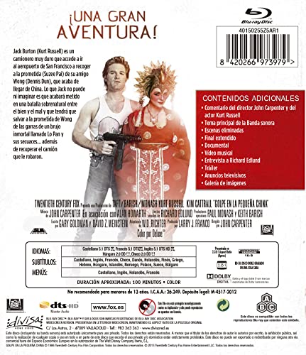 Golpe En La Pequeña China Blu-Ray [Blu-ray]