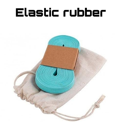 Goma Elastica de Saltar para Niños. Juegos Saltar Goma Elastica. Goma Elástica Juego niños. Juguetes de Goma Elastica. Goma Elástica para Saltar, de 4 Metros (+ Bolsa de algodón).