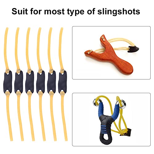 Gomas para Tirachinas, Bandas de Goma para Tirachinas, Goma Tirachinas, Gomas para Tirachinas de Caza, Goma Elástica para Slingshot, Slingshots Band, Gomas para Tirachinas Professional, 6 Tiras