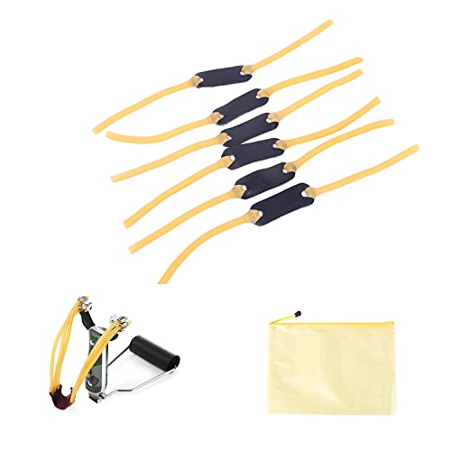 Gomas para Tirachinas, Bandas de Goma para Tirachinas, Goma Tirachinas, Gomas para Tirachinas de Caza, Goma Elástica para Slingshot, Slingshots Band, Gomas para Tirachinas Professional, 6 Tiras