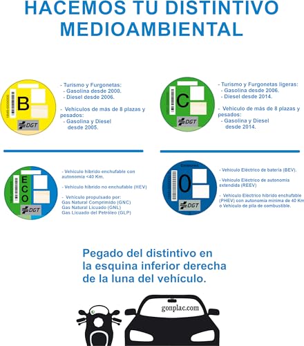 Gonplac Etiqueta Medioambiental DGT, Verde