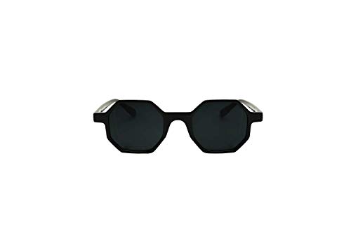 Goodbye, Rita. - Lunettes de Soleil Homme et Femme - Collection Honeycomb - Modèle Black - en Polycarbonate - Verres en Polycarbonate Noirs - Noires - 145x47 mm