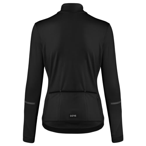 GORE WEAR Progress Thermo Jersey para mujer, Tejidos Seleccionados GORE , 40, Negro