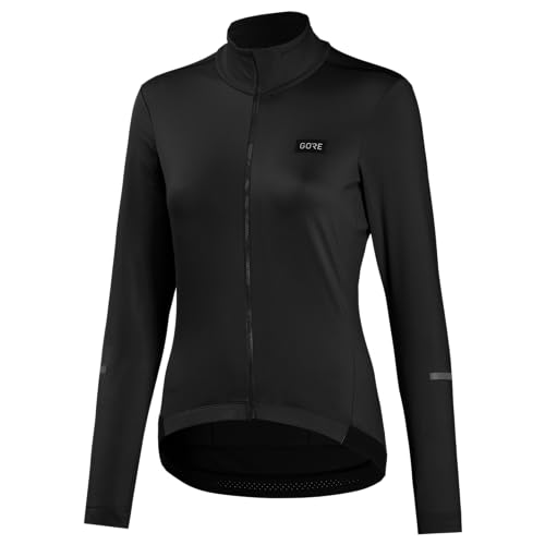 GORE WEAR Progress Thermo Jersey para mujer, Tejidos Seleccionados GORE , 40, Negro