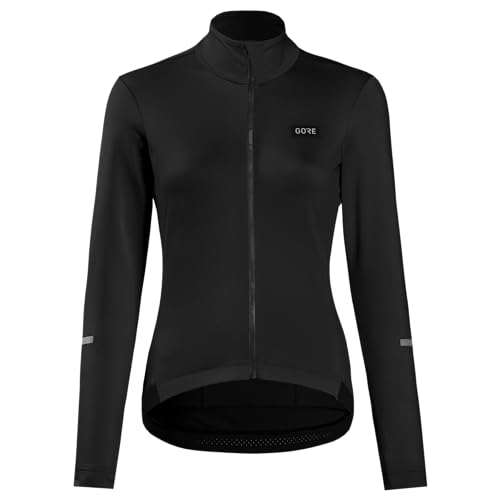 GORE WEAR Progress Thermo Jersey para mujer, Tejidos Seleccionados GORE , 40, Negro