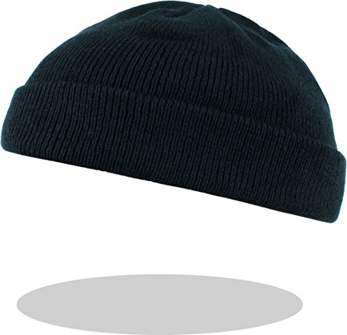 Gorro de manga corta para hombre, talla única, color negro