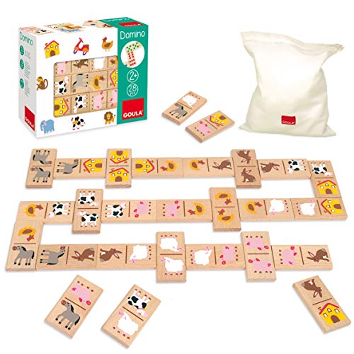 Goula - Domino granja, Juego preescolar educativo a partir de 2 años