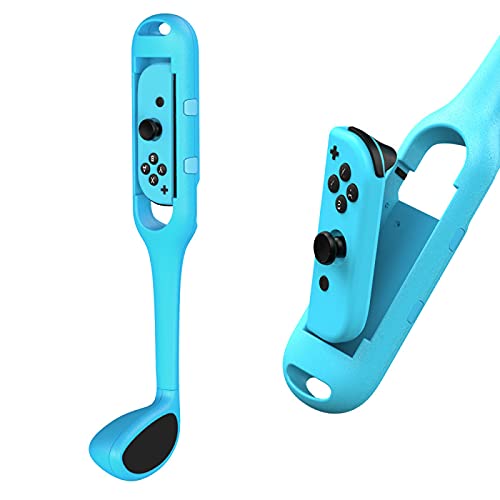 GPNY Palos de Golf para Mario Golf Compatibles con Nintendo Switch Mario Golf Super Racing Accesorios de Juego Ajustables para Interruptor de Correa de Mano 2 Juegos de Accesorios de