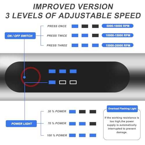 Grabado Pluma, Lápiz de grabado eléctrico, herramienta de grabado inalámbrica portátil, grabador de batería USB, grabador giratorio portátil para grabar joya