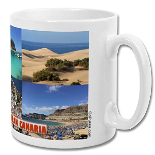 Gran Canaria Spain - Taza de recuerdo de 10 oz