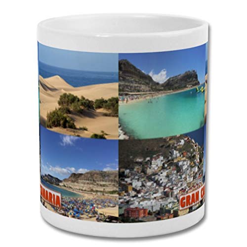 Gran Canaria Spain - Taza de recuerdo de 10 oz