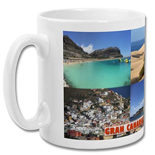 Gran Canaria Spain - Taza de recuerdo de 10 oz