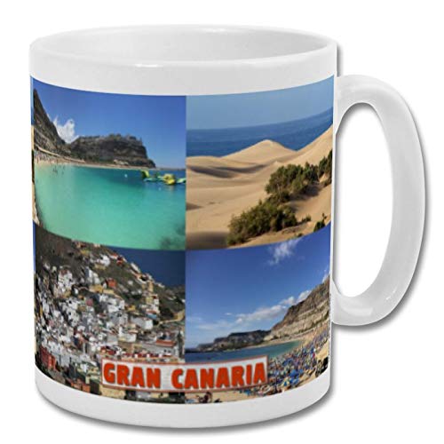 Gran Canaria Spain - Taza de recuerdo de 10 oz