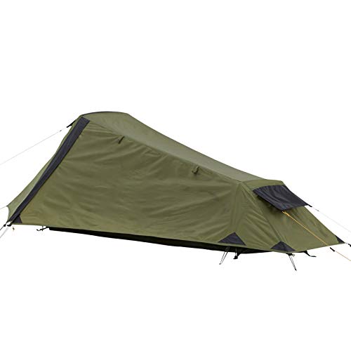 Grand Canyon Richmond 1 - Tienda de túnel para 1 Persona, Ultraligera, Impermeable, tamaño pequeño, Tienda para Trekking, Camping, Exterior | Capulet Olive (Verde)