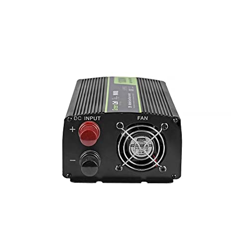 Green Cell® 1000W/2000W 12V a 220V/230V Onda sinusoidal modificada Inversor de Corriente DC AC Power Inverter Transformador de Voltaje para Coche Camion con Puerto USB y Pinzas de conexión a batería