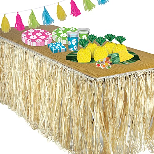 Group Cross Culture Raffia Table Skirt