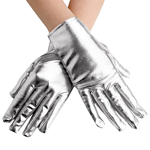 Guantes cortos de noche, guantes hasta la muñeca, guantes para mujer, guantes para vestido de ópera, banquete de boda, guantes para baile de fiesta de té