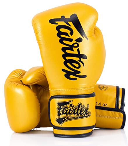 Guantes de Boxeo Fairtex BGV14 de Microfibra para Muay Thai, Hombres, Mujeres y Niños | Guantes MMA, Kickboxing, Gimnasio, Entrenamiento, Ligeros y Amortiguadores