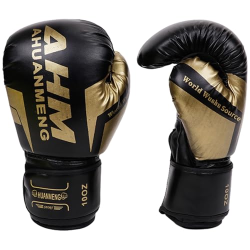 Guantes de Boxeo | Guantes Pesados para Saco de Boxeo | Guantes Pesados para Principiantes para Hombres, Mujeres, jóvenes, MMA Muay Thai Kickboxing para Artes Marciales Mixtas, punzonado Ibuloule