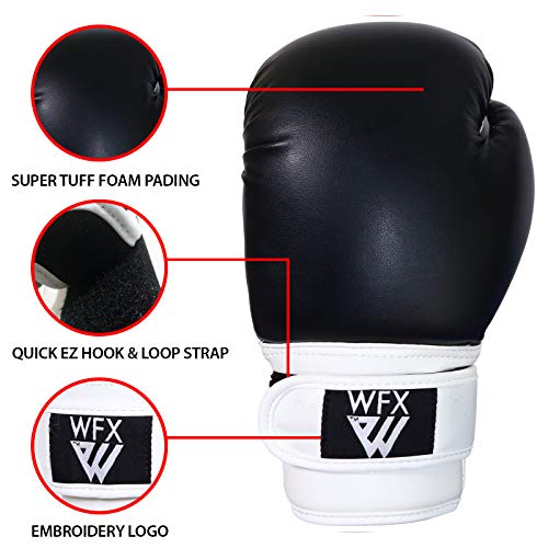 Guantes de boxeo para niños para artes marciales, sparring, guantes juveniles, de cuero resistente, para entrenamiento de artes marciales, MMA, saco de boxeo, Muay Thai, Kick Boxing para niños y niñas