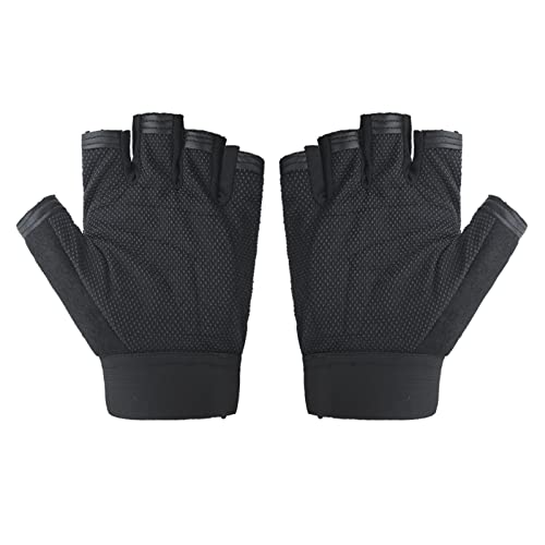 Guantes de ciclismo de calavera de medio dedo para hombres y mujeres, absorben los golpes, transpirables, sin dedos, guantes de equitación, Halloween, cosplay, disfraz de esqueleto, guantes