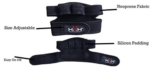 Guantes de Gimnasia para Hombres y Mujeres de HMH Deportes Guantes de Entrenamiento Crossfit para Levantamiento de Pesas, protección de Palma y empuñaduras Extra Antideslizantes con muñequera