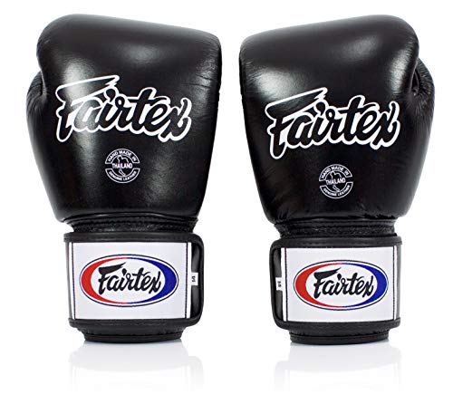 Guantes Transpirables Fairtex BGV1BR Muay Thai para Hombres, Mujeres, Niños | Guantes MMA, Kickboxing, Gimnasio, Entrenamiento, Ligeros y Amortiguadores | Boxeo de Alta Gama