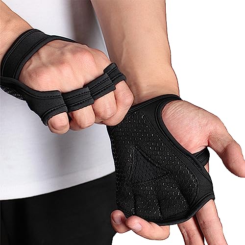 Guantes ventilados para levantamiento de pesas, guantes de entrenamiento para levantamiento de pesas, guantes de entrenamiento perfectos para levantamiento de pesas, ideales tanto para hombres como