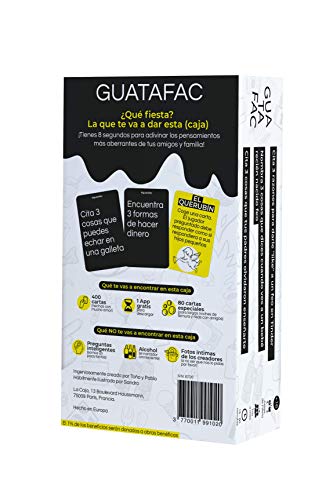 GUATAFAC – Juegos de Mesa Adulto - ¡Anima Tus Fiestas De La Mejor Manera! - Más de 1 Millón de Jugadores - Juegos De Cartas