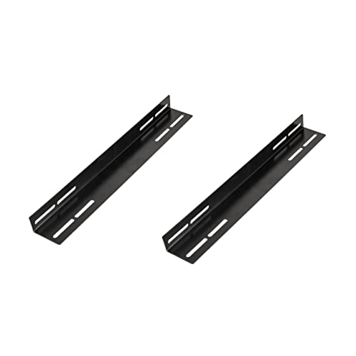 Guías Laterales fijas de Soporte para Armario Rack 19" Negro 450mm