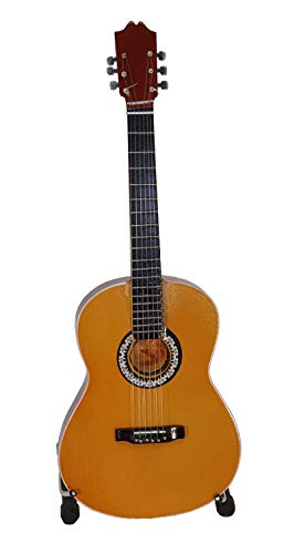 GUITARRA CLASICA ESPAÑOLA MGT-5920 MADERA MINIATURA ESCALA 1:4 REGALO COLECCIONISTA MUSICAL - ROCKMUSIC