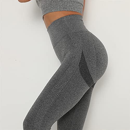 GUKOO Leggins Push Up Caderas de Mujer Pantalón Punto Sin Costuras Deportivos AnticelulíTicos Pantalón Gym Deportivas Mallas