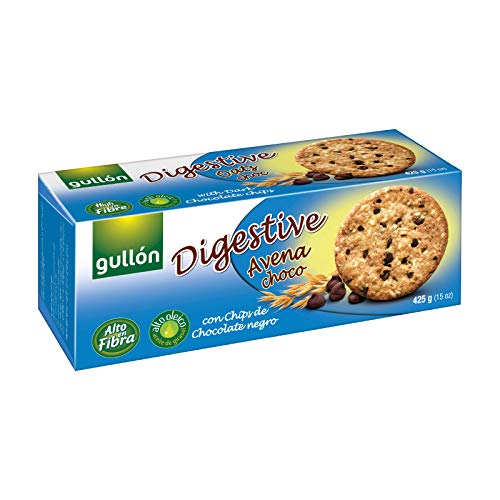 Gullón - Galleta Avena Chocolate Digestive 425g - [PACK de 15] Total: 6,38 kg