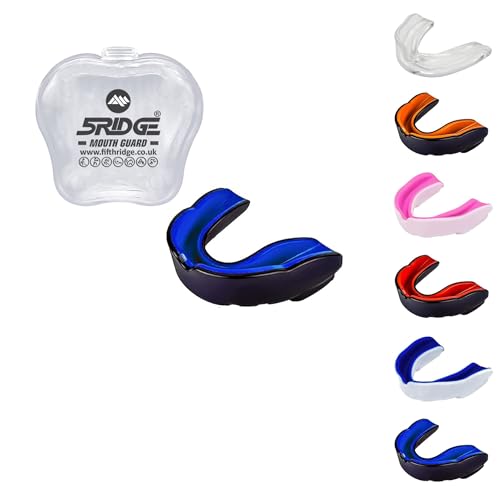 Gum Shield - Protector bucal para adultos, jóvenes y jóvenes, para todos los deportes de contacto, protector bucal para boxeo, MMA, rugby, fútbol, lacrosse, hockey (junior a partir de 8 años,