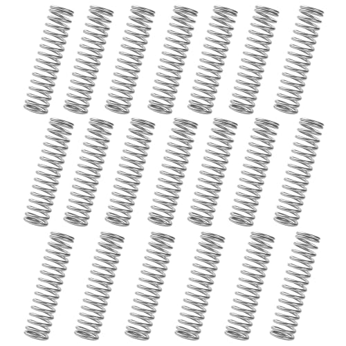 GUNGY Muelles de Compresion de Acero Inoxidable Resorte de Compresión 50mm Diámetro Alambre 1,2mm Diámetro Exterior 12mm Fuerza del Resorte 2kg 20 Piezas